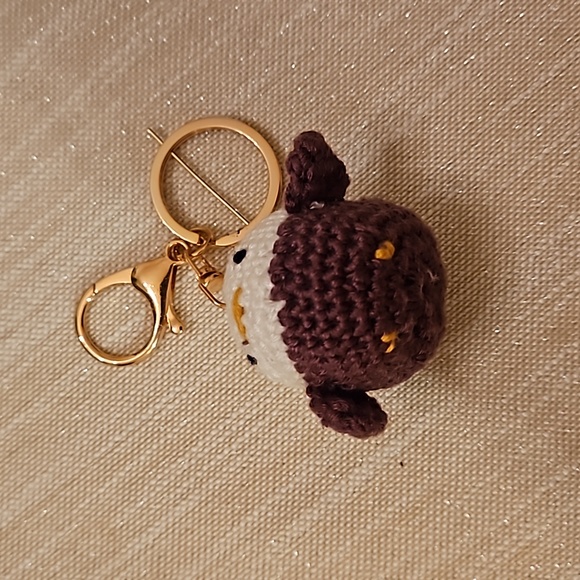 Tiny Bamboo Eagle Keychain - Picture 6 of 6